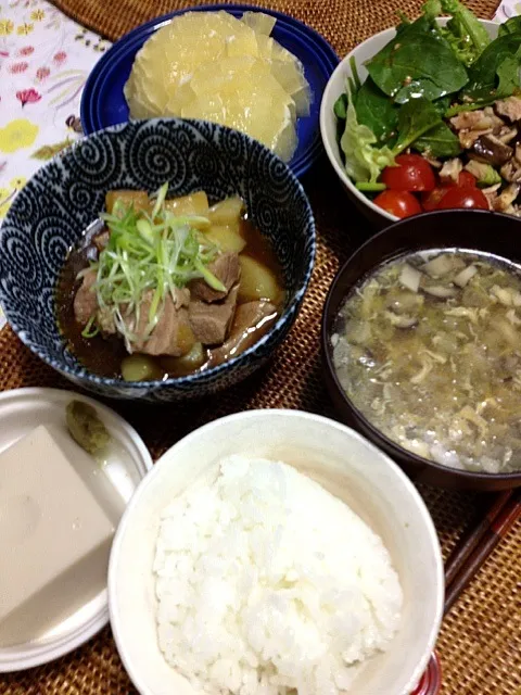 豚の角煮定食‼|いくさん