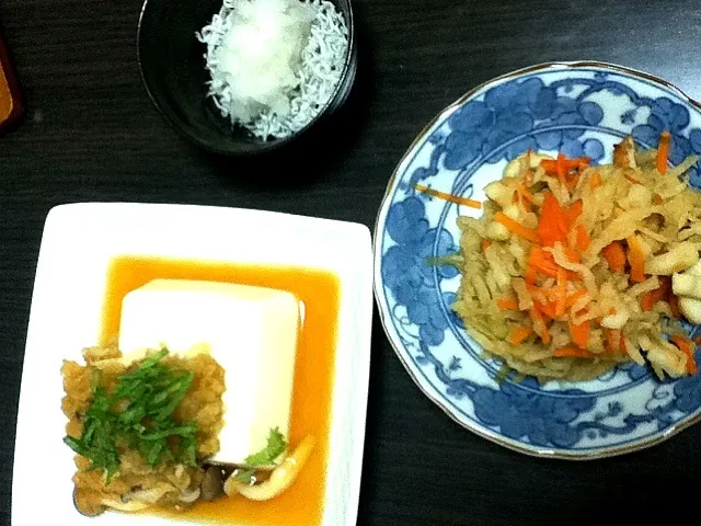 切り干し大根と豆腐のしめじおろし|まこさん