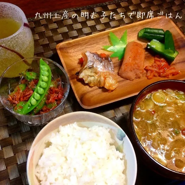 九州土産の明太子で即席ごはん|Remyさん