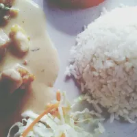 Wet Butter Sotong with Rice.|Raafik Azizさん