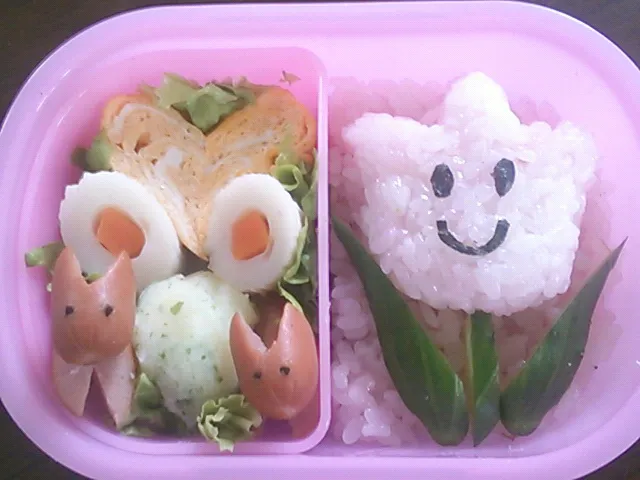 咲いた咲いた♪チューリップ弁当|まささん