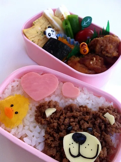 Snapdishの料理写真:スージーズー弁当♡|あみん´ω`)ﾉさん