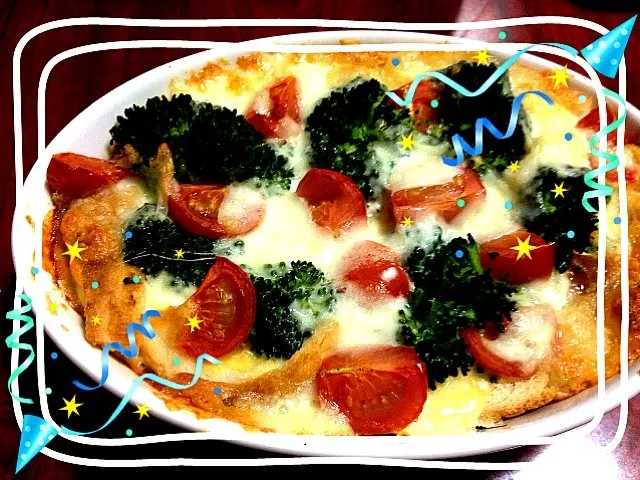 tomoemoeさんのパンキッシュ 〜野菜を食べるキッシュ〜|やっちゃんさん