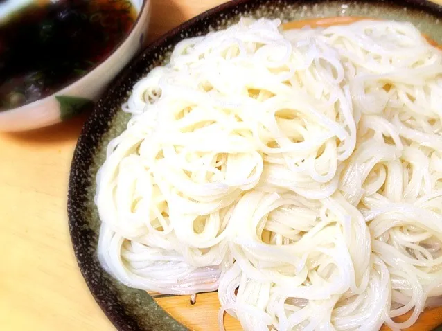 Snapdishの料理写真:今日の昼食 素麺|たまこっこさん