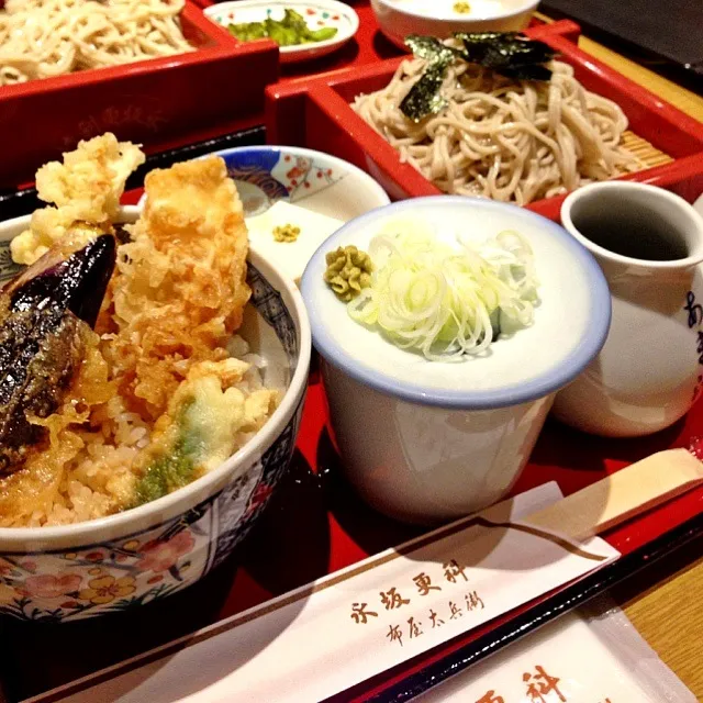 紫いか天丼セット|長谷川裕子さん