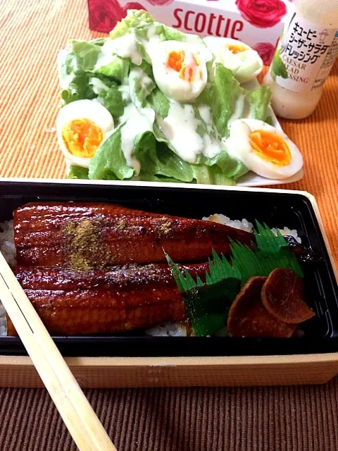 Unagi〜うなぎ&Healthy Salad for my Late Lunch@My Home Sweet Home!|Dezza Tsuchiyaさん