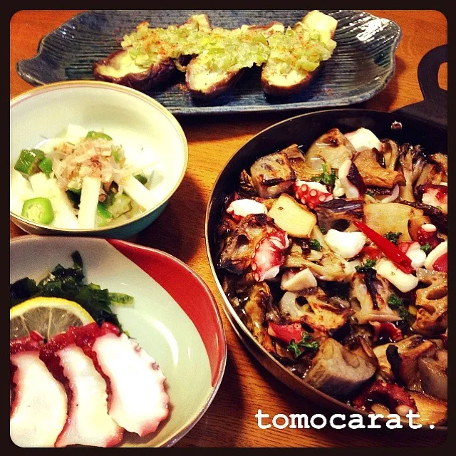 Snapdishの料理写真:タコタコ祭り♡|tomocarat.さん