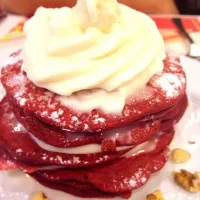 Red velvet pancakes|vica ortegaさん