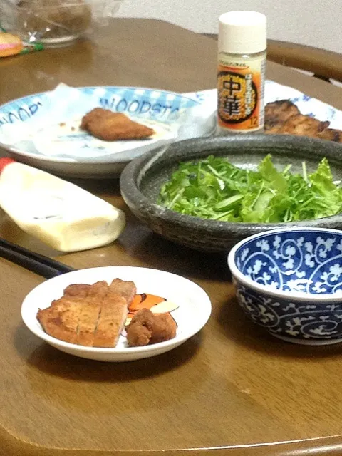 豚の唐揚げ 他|ふぅげつさん