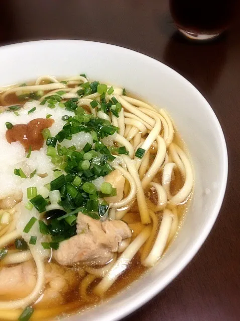 梅おろし鶏肉うどん|chobicmさん