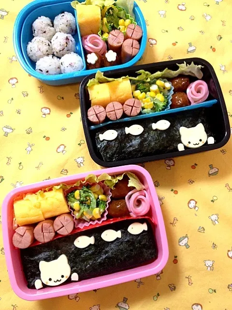 ニャンコ弁当 ₍˄·͈༝·͈˄₎◞ ̑̑ෆ⃛|はちさん