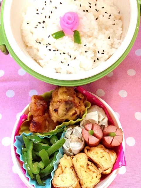 チキン南蛮弁当♪( ´▽｀)|かすみんさん