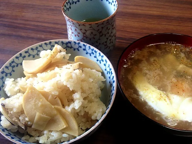 旬の竹の子御飯 朝食|sakumaさん