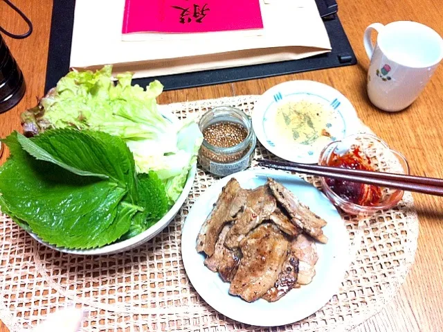 Snapdishの料理写真:おうちでサムギョプサル|笹川ミキさん