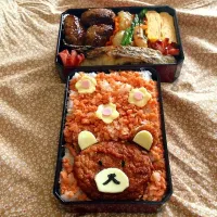 Snapdishの料理写真:春のクマ弁当|田口佐和子さん