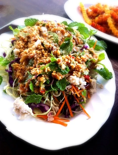 Fish Salad with lemon grass & mint (Pla Phla)|YOLOさん