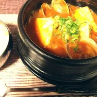 Snapdishの料理写真:スンドゥブ☆ korean Tofu hotpot ☆|友美さん