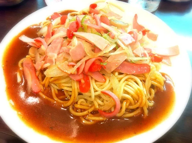 今日は嫁がなんやら飲み会とかで いないので一人ごはん。
ヨコイのあんかけスパゲティ（ミラカン1.2）んまっ。|JTKさん