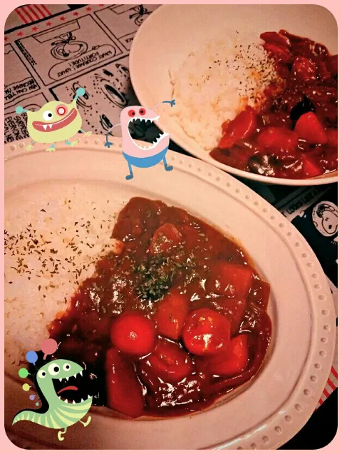 †･｡.:* curry and rice .｡.:*･ﾟ.†|🌜 miaow 🌞さん