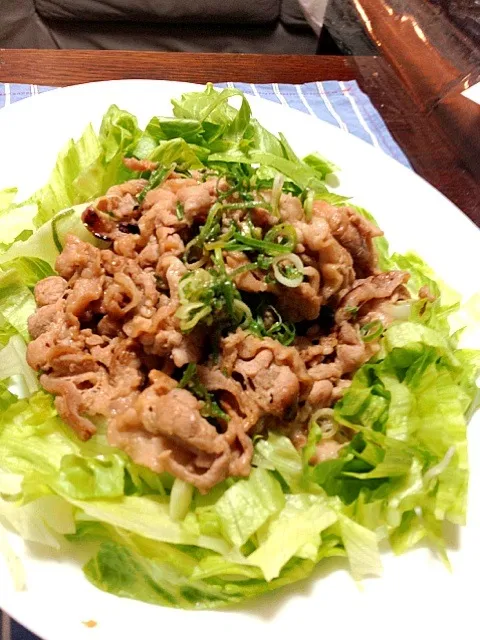 Giger fried pork. so nice!       豚肉のたっぷり生姜炒め|yorikoさん