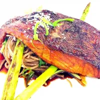 Snapdishの料理写真:Teriyaki Salmon Steak|ky phoonさん