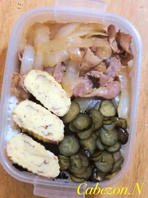 弟が作った夜食の男子弁当|Cabezon.Nakamuraさん