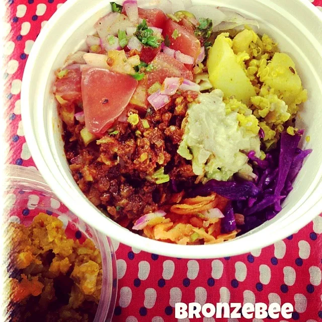 昨日のタコライス弁当💃💃|bronzebeeさん