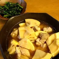 タケノコと鳥肉の煮物|ちえさん