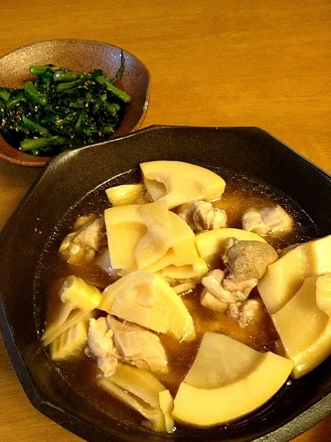 タケノコと鳥肉の煮物|ちえさん