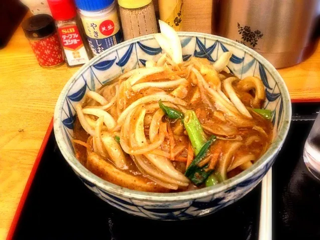 京揚げ野菜カレーうどん@皐月庵|まんまんちゃんさん