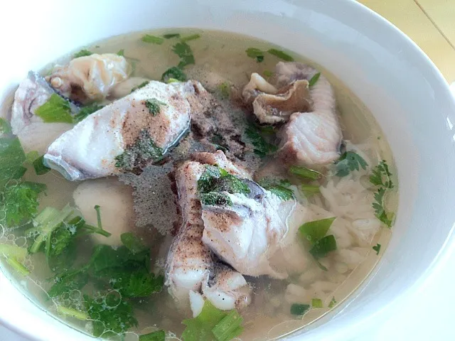 Boiled Fish with Rice in Clear Soup|Pat Zaaさん