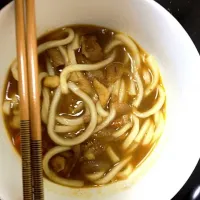 カレーうどん|牛肉コロッケさん