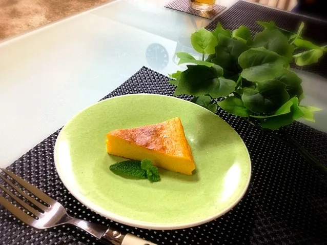 Snapdishの料理写真:かぼちゃのチーズケーキ( ´ ▽ ` )ﾉ💗|Sasaさん