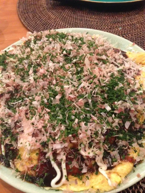 お好み焼きのような、キャベツ焼き？|naritomo koharaさん