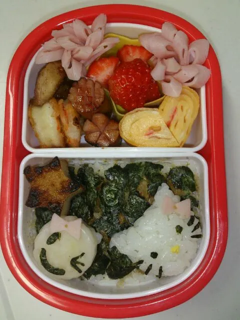 Snapdishの料理写真:NANAのお弁当 4.19|千穂さん