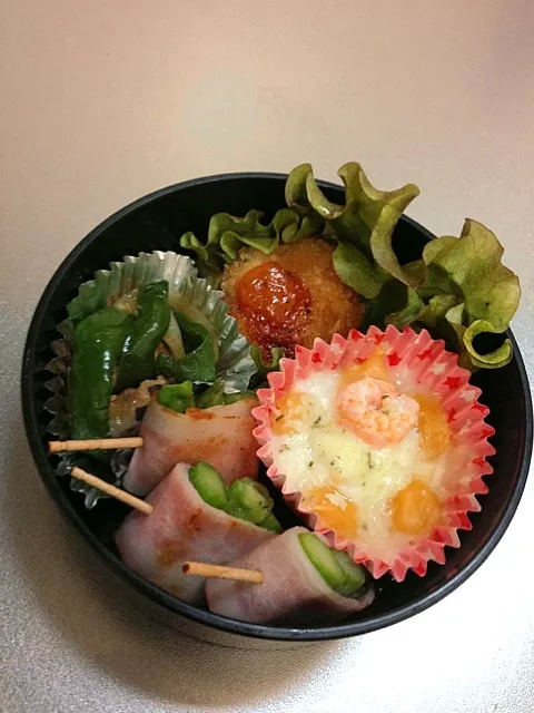 Snapdishの料理写真:アスパラベーコン巻き|南さん