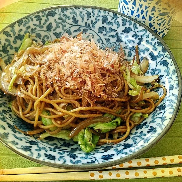 昨日の昼一人飯‼やきそば‼|♡♡ai♡♡さん