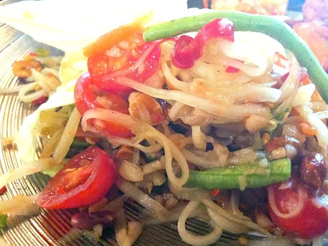 Son-Tum tai (Thai papaya salad) @ Contango|Jorge Bernal Márquezさん