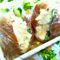 Snapdishの料理写真:タマゴロールパン|misatoさん