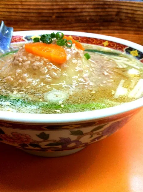 そぼろあんかけ 大根おろしラーメン しょうゆ味|白川哲也さん