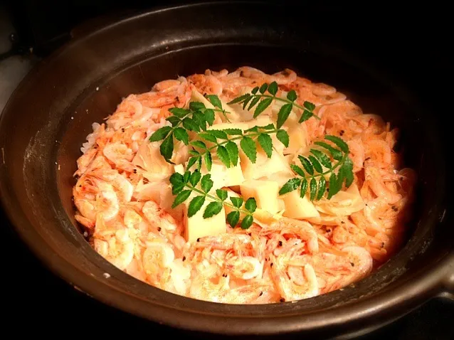 釜揚げ桜海老筍土鍋御飯|炊かれたいオトコ おこん 小栁津さん