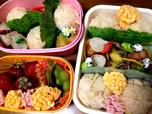 Snapdishの料理写真:小学校,日曜参観日のお弁当⁂SD祭り的なお弁当⁂|5児のママさん