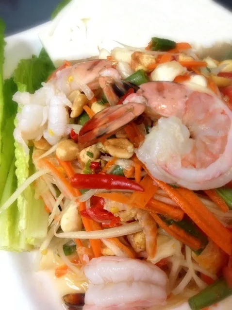 Papaya salad💦💃|🙏😄さん