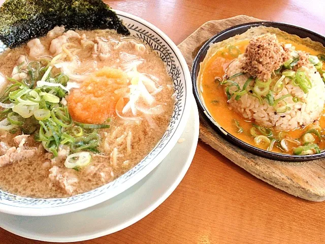 肉そば＆炒飯|あっぷるとまとさん