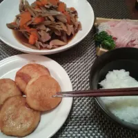 豚肉とごぼうにんじんの煮物・ポテトもち|浅子祐里耶さん