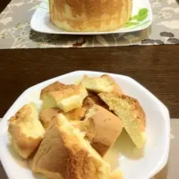 Snapdishの料理写真:シフォンの切り落とし|北尾 俊幸さん