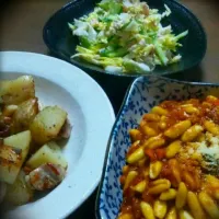 Snapdishの料理写真:cavatelli というパスタに鶏肉とじゃがいものローズマリー炒め|赤峰健介さん