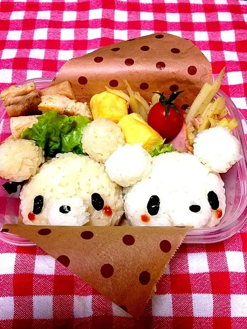 クマさん弁当♡|えりさん