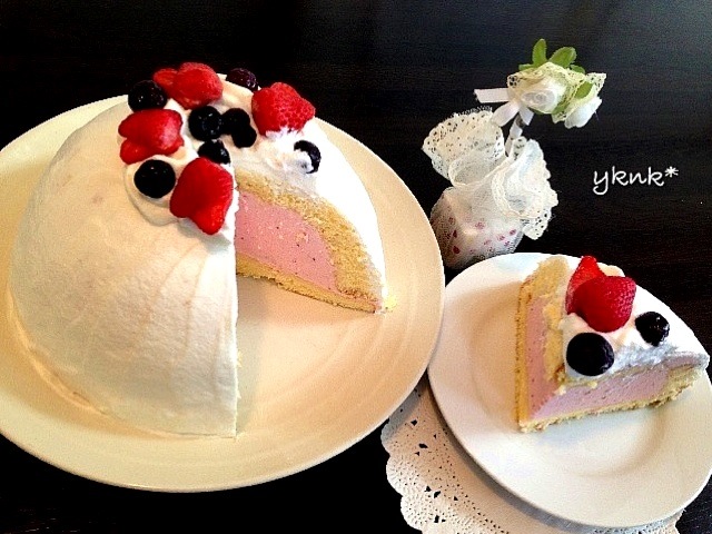 苺ムースのズコットケーキ Yuki Snapdish スナップディッシュ Id M4tiwa