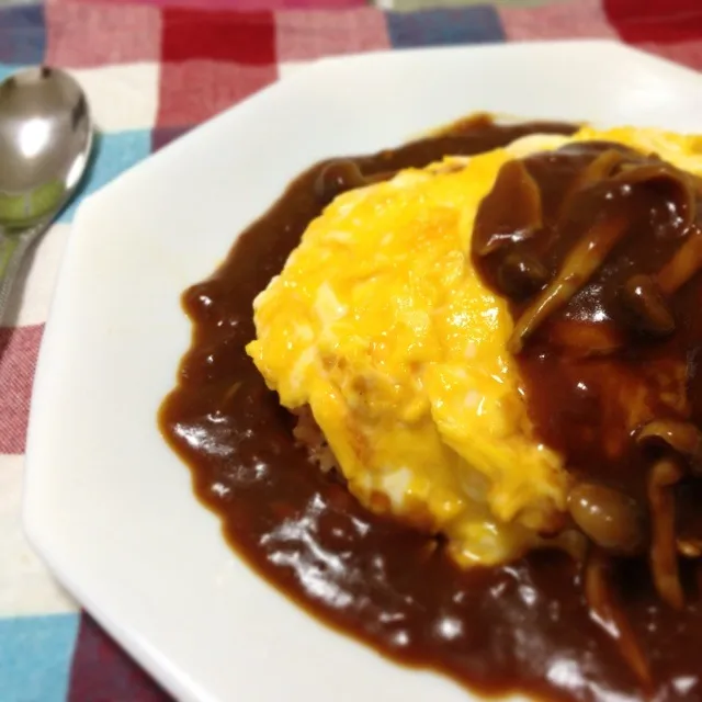 Omurice with brown sause|wiggyさん